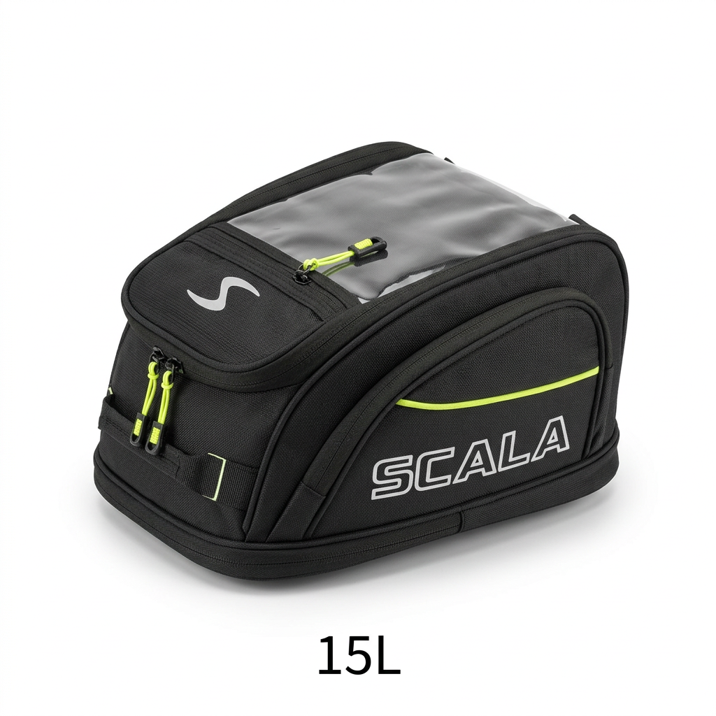 15L tank bag capacity graphic