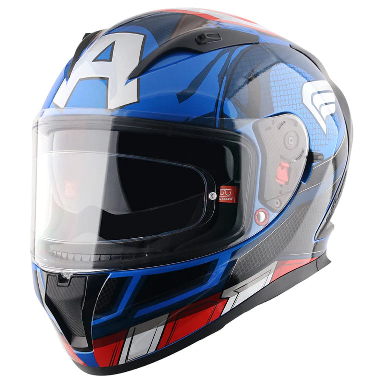 Street Marvel Captain America Helmet