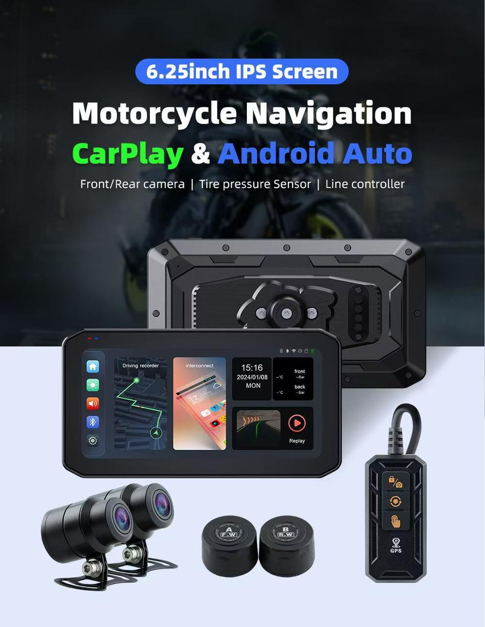 TRAILX 6.2 Inch - Premium Dashcam with the Jog Dial / Remote