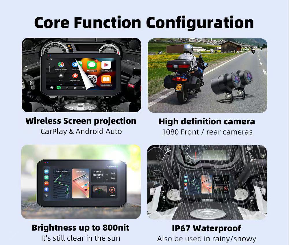 TRAILX 6.2 Inch - Premium Dashcam with the Jog Dial / Remote