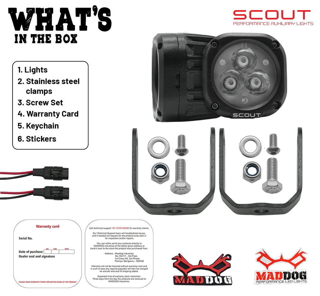 Mad Dog Scout - Fog Light (20W)
