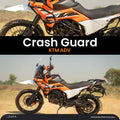Zana- Tank Guard /Crash Guard With Slider Puck Black For KTM ADV 390 2025