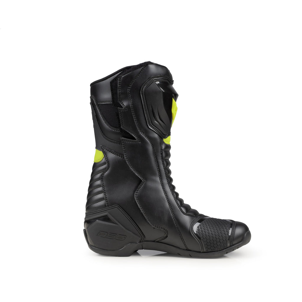 DSG GP-X Riding Boot - Blk/Yellow/Fluo