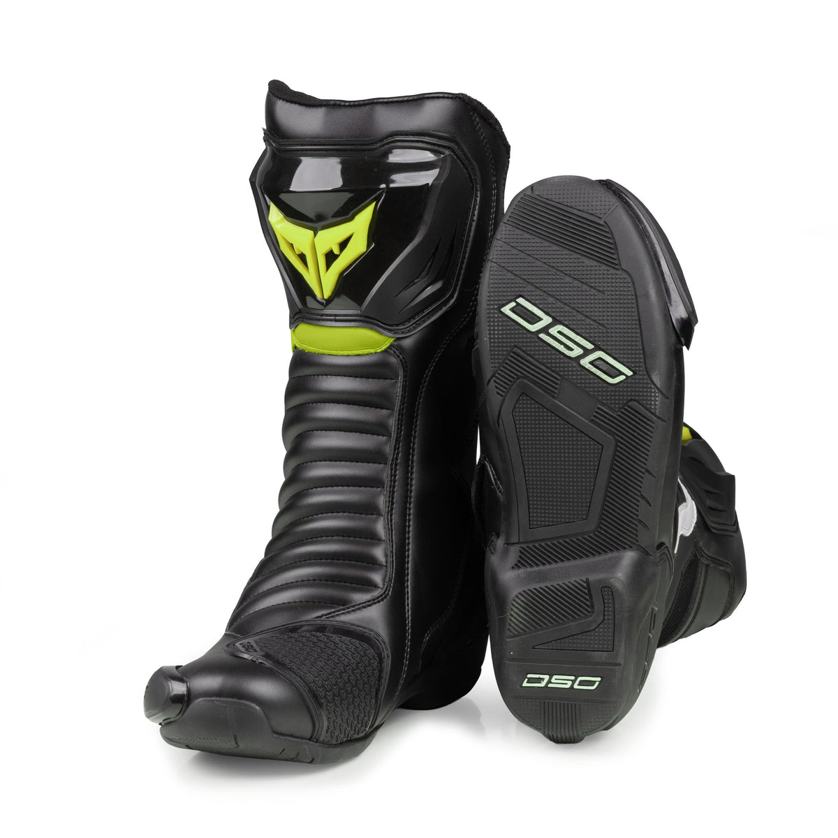 DSG GP-X Riding Boot - Blk/Yellow/Fluo